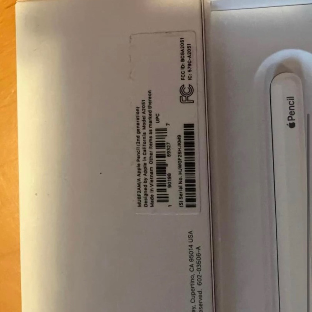 Brand new never used 2nd generation Apple Pencil